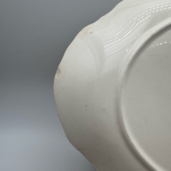 Vintage Hazel by Scio Elegant Floral Oval Serving Platter with Gold Trim USA - Picture 12 of 15